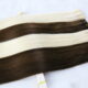 Top Quality Vrigin Double Drawn Russian Remy Human Hair Extension Hair weft
