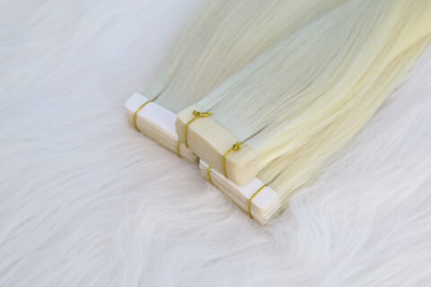 Invisible Tape In Hair Extension One Donor Raw 613 Virgin Hair