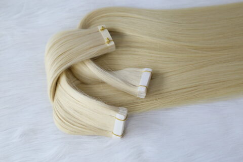 Factory price no tangle no shedding tape in human hair extension