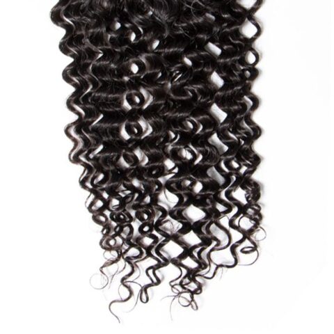 Curly Wave Virgin Brazilian Lace Closure